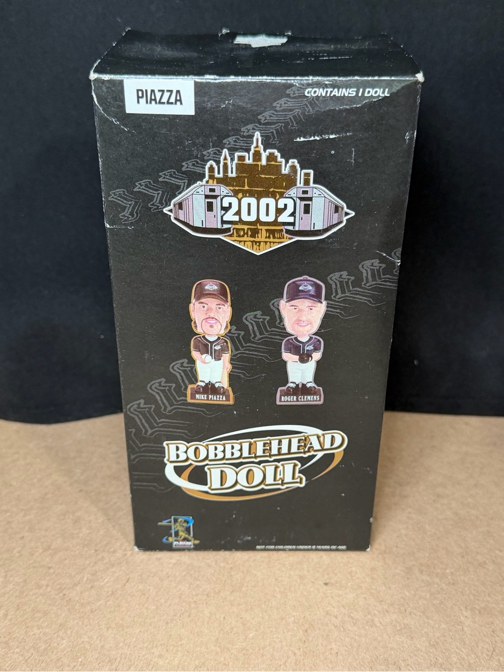MIKE PIAZZA NEW YORK METS VINTAGE 2002 SUBWAY SERIES BOBBLEHEAD New In Box MLBPA